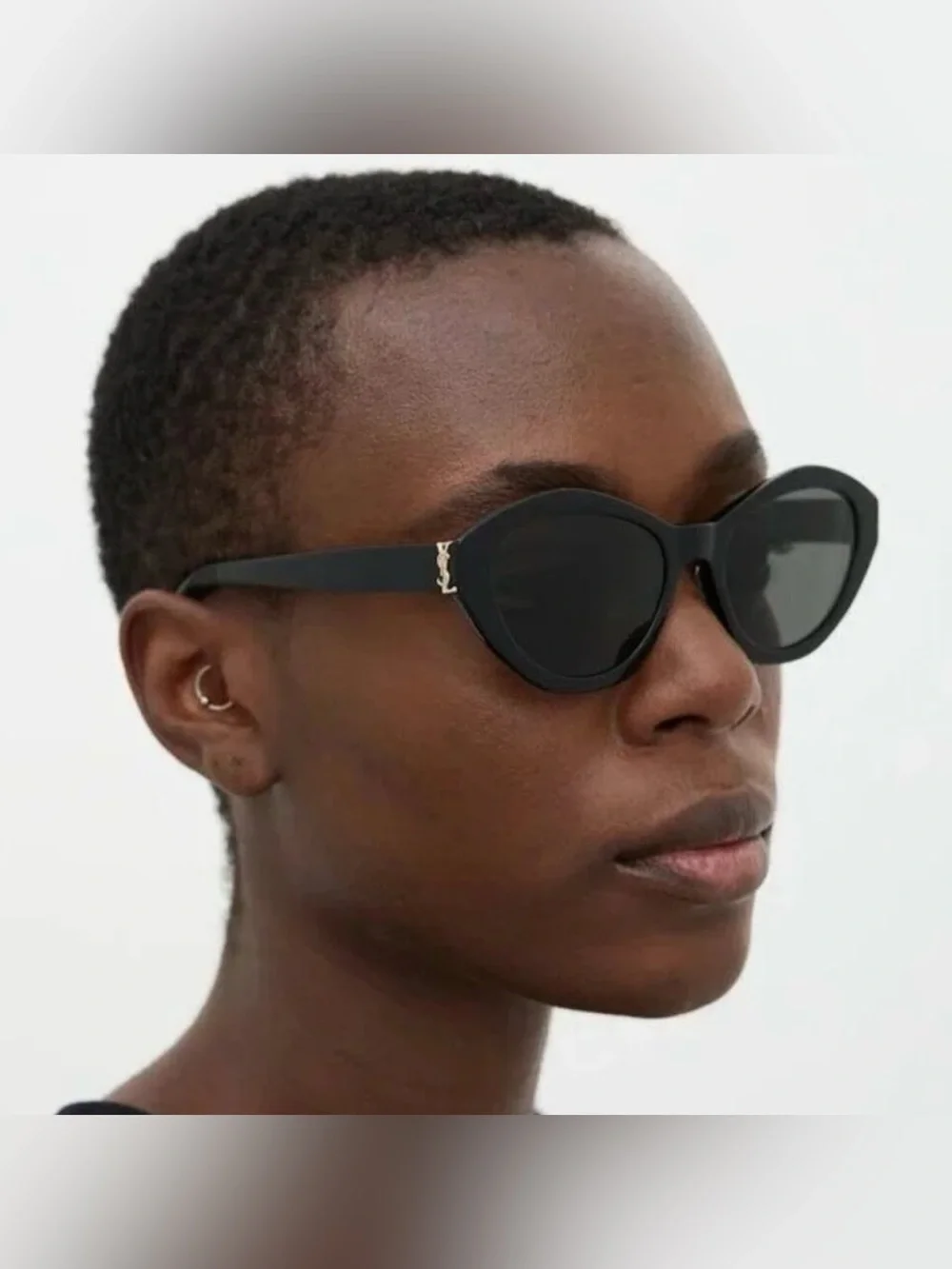 Saint Laurent Tortoiseshell Cat-Eye Sunglasses - Brown